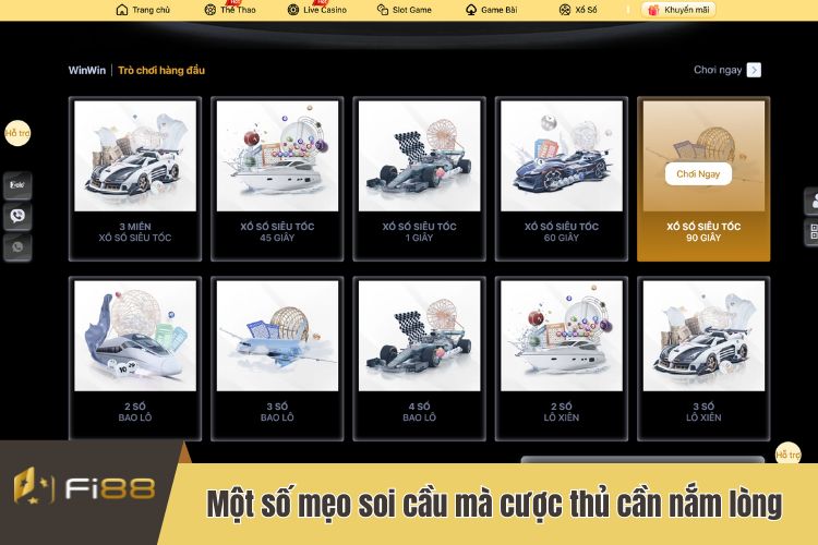 Một số mẹo soi cầu mà cược thủ cần nắm lòng