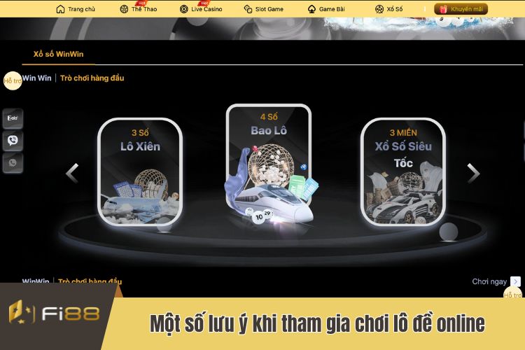 Một số lưu ý khi tham gia chơi lô đề online đổi thưởng